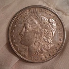1879 Morgan Silver Dollar $1 Coin Lot of 2 Circulated 0.9 Silver