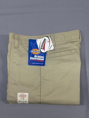 Dickies Boy's Flat Front Stain Release Convertible Uniform Pant