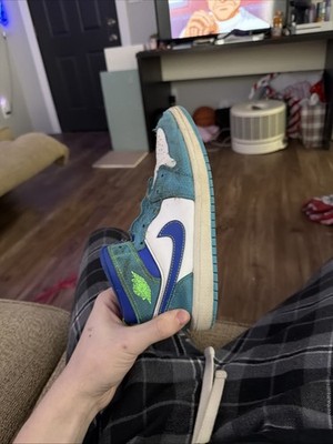 Kids Air Jordan 1 Mid SE ''Sprite'' sneakers