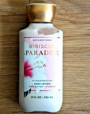 BATH  BODY WORKS HIBISCUS PARADISE 24H MOISTURE BODY LOTION SHEA 8fl.oz. NEW