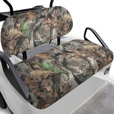 Golf Car Seat Cover Set Dustproof Seat Cover Fit for EZGO Branch Camouflage