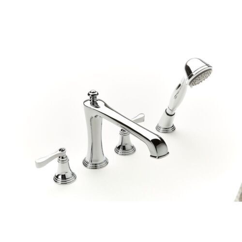 Ammara Designs Series 11-03-T-PC Deck Tub Set with Hand Shower, Polished Chrome - Picture 6 of 6