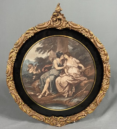 Interior Decor 19th Century Prints Classical Greek Goddess Diana Flora Artemis - Picture 3 of 18