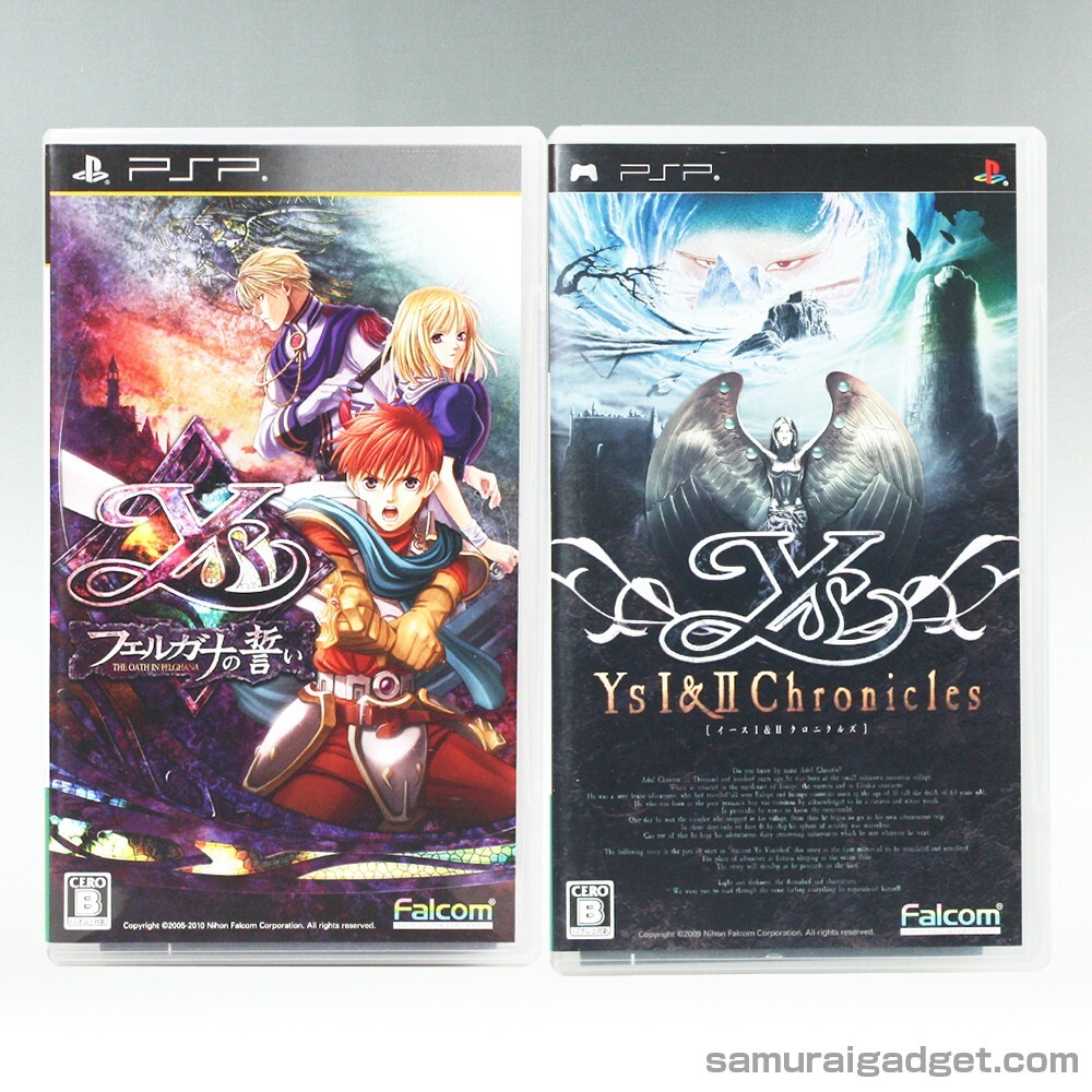 Ys - The Oath in Felghana - & Ys 1&2 Chronicles PSP [Japan
