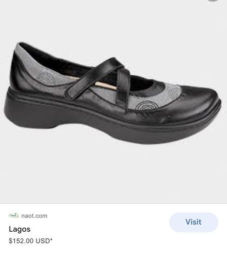 Naot Lagos Mary Jane Leather Brown Sz 37 ( 6 US ) Worn Once EUC - Picture 6 of 6