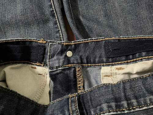 The Children's Place Jeans Boys Size 8 Blue Denim Boot Cut Adjustable Waist - Picture 12 of 12