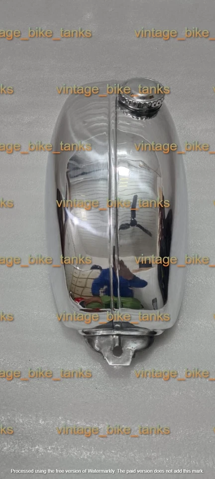 本田 SL125 SL100 K1 1973 至 1975 年型号钢铬油箱 — 第 4/4 张图片