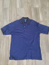 Vtg Boss Golf Striped Shirt. 100 Cotton Size Large