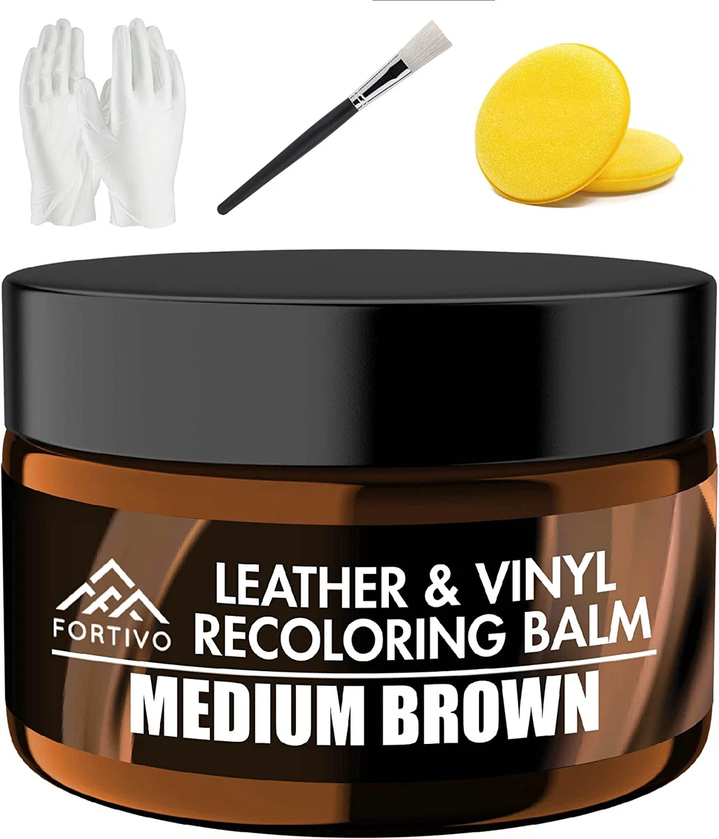 Leather Recoloring Balm, Leather Color Restorer for Couches, Leather Repair  for