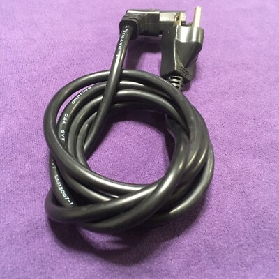Volex PS204 E62405SP Black Samsung TV Power Cord Preowned