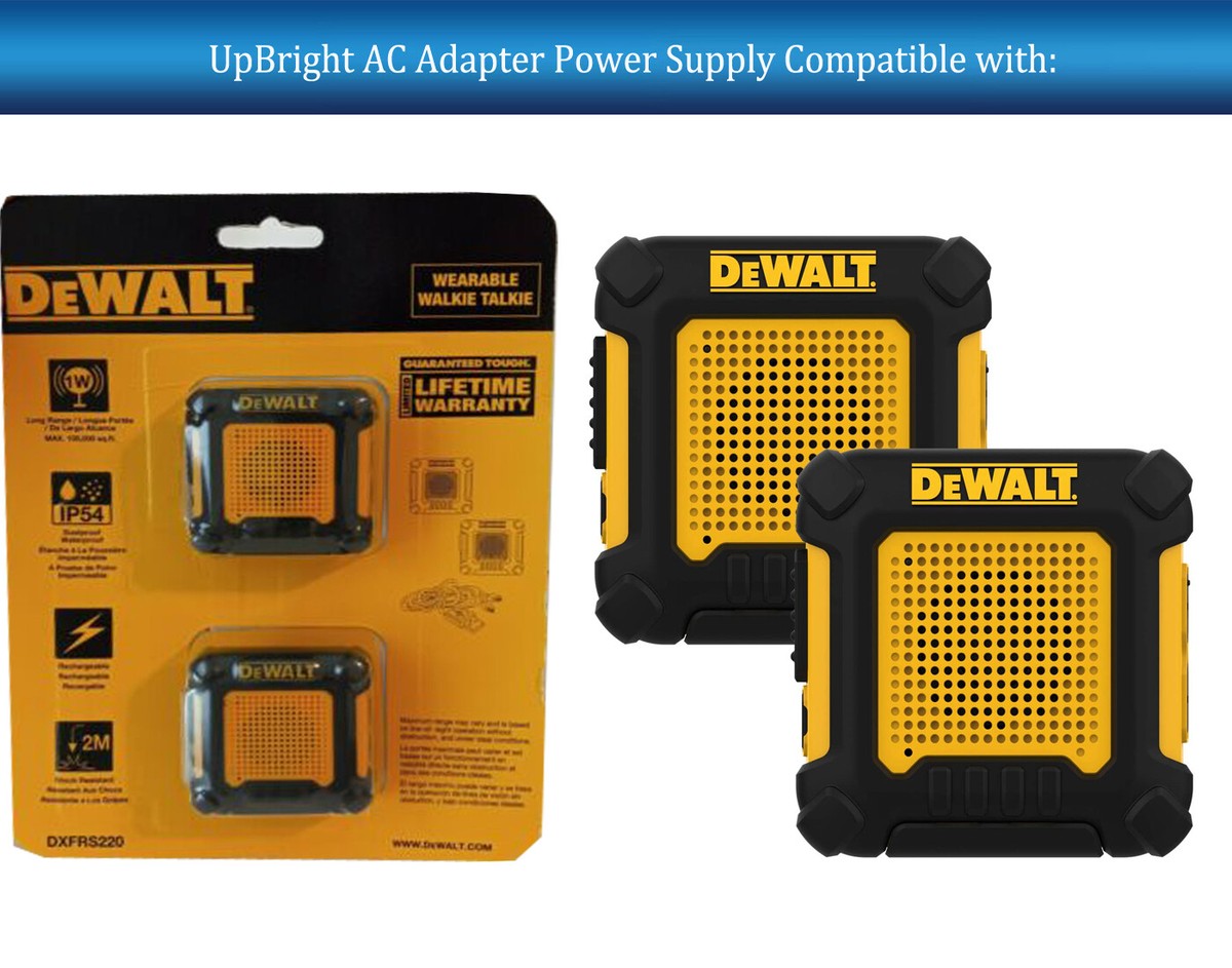 DeWalt USB Charger For DXFRS220 Rechargeable Wearable Walkie