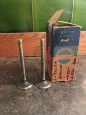 Jeep Willys 6 - 230 Tornado EXHAUST Valve Set 2 VALVES Kaiser USA made (J45)