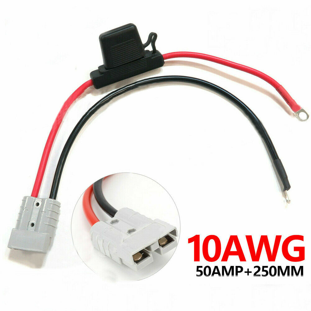 Ready to Use 50Amp Anderson Plug Extension Lead 6mm Twin Core Automotive Cable eBay