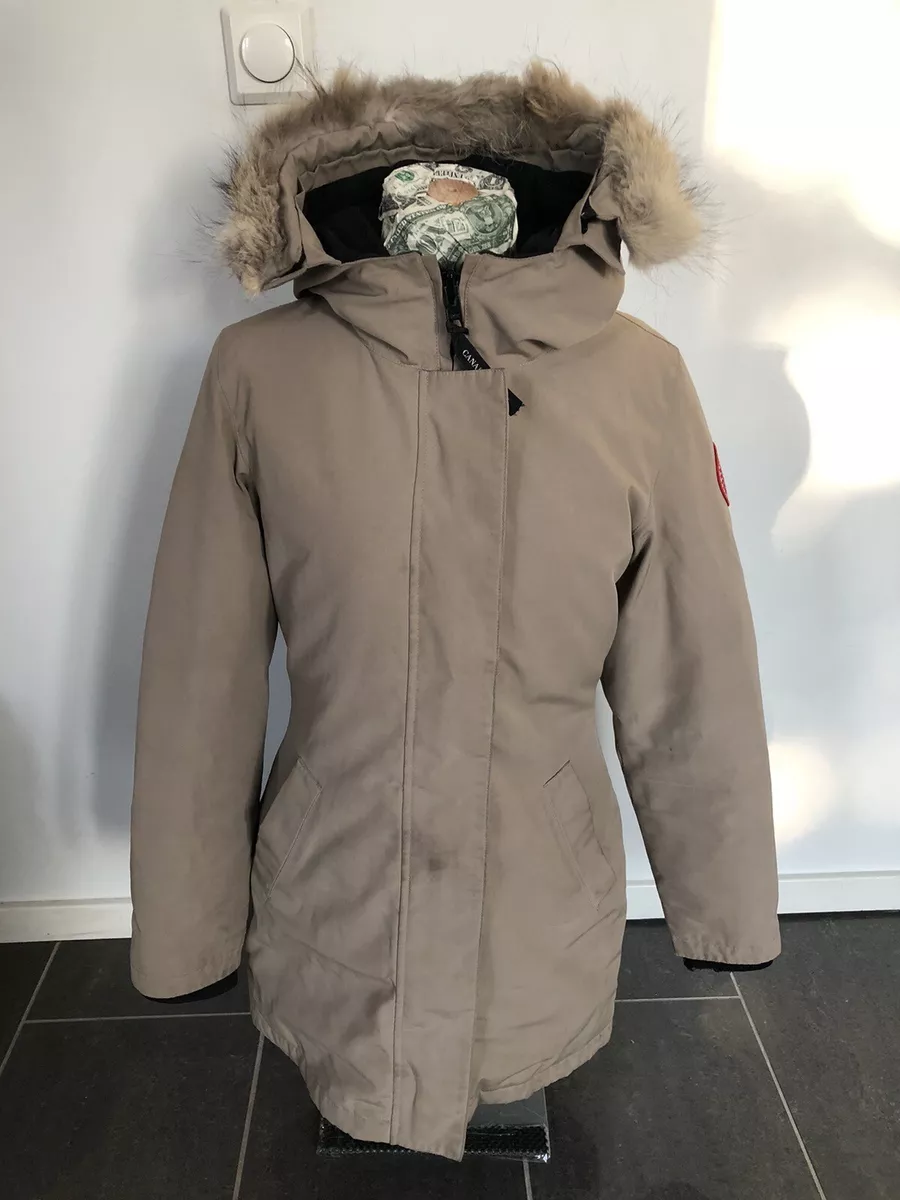 Canada Goose VICTORIA Parka 3037L Size S P BEIGE