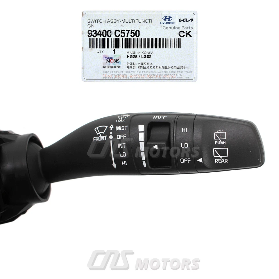 ✅GENUINE✅ Column Combo Multi-Function Switch FOR KIA SORENTO ✅93400C5750 Foto 4 de 4