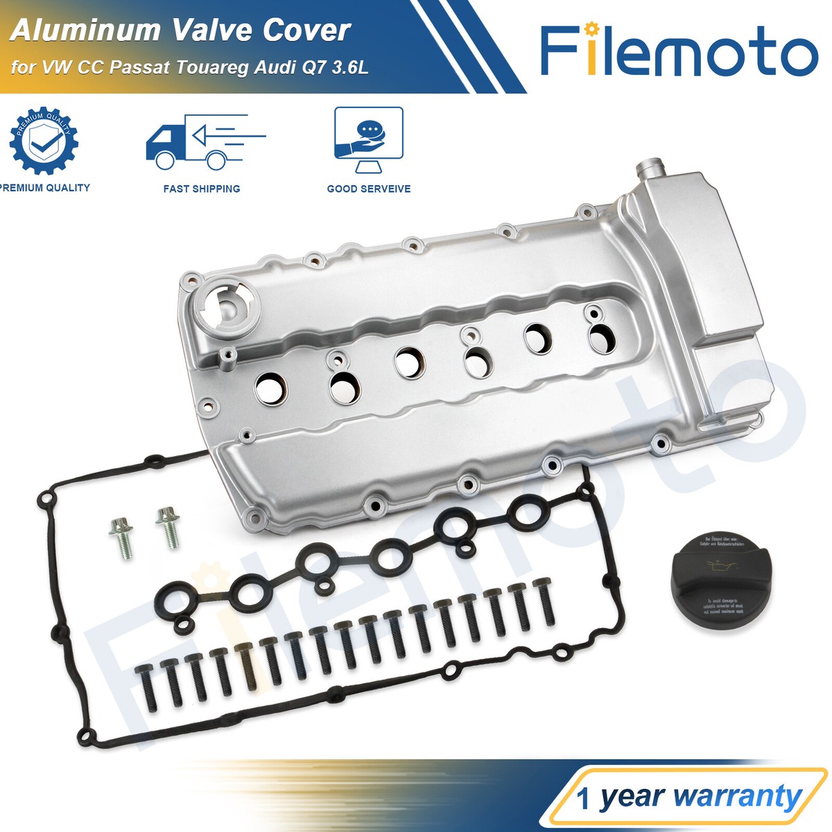 Elwis Valve Cover Gasket Fits Audi Q7 2007-2010 3.6L V6 99RQDN