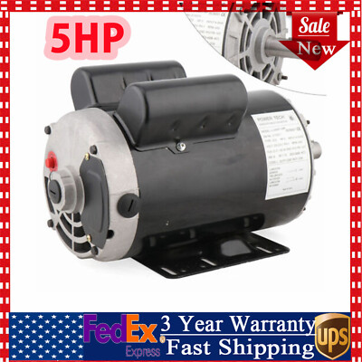 5 HP 3450 RPM Air Compressor 60 Hz Electric Motor 208-230 V Century 7/8'' Shaft