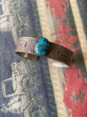 Armband Indianer Stil Handarbeit 925 Silber Türkis
