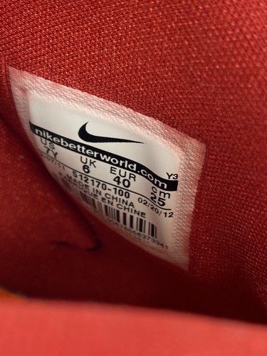 Air Max Darwin 360 7Y 8.5 Woman’s / Black - Varsity Red Dennis Rodman New 2011 - Picture 8 of 16