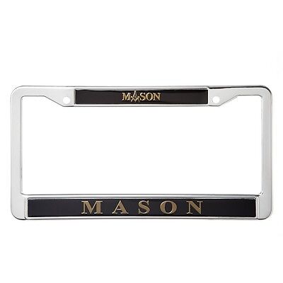 Freemasonry Masonic Widows Sons Automobile License Plate Frame Holder NEW! Freemasonry Masonic Widows Sons Automobile License Plate Frame Holder NEW!