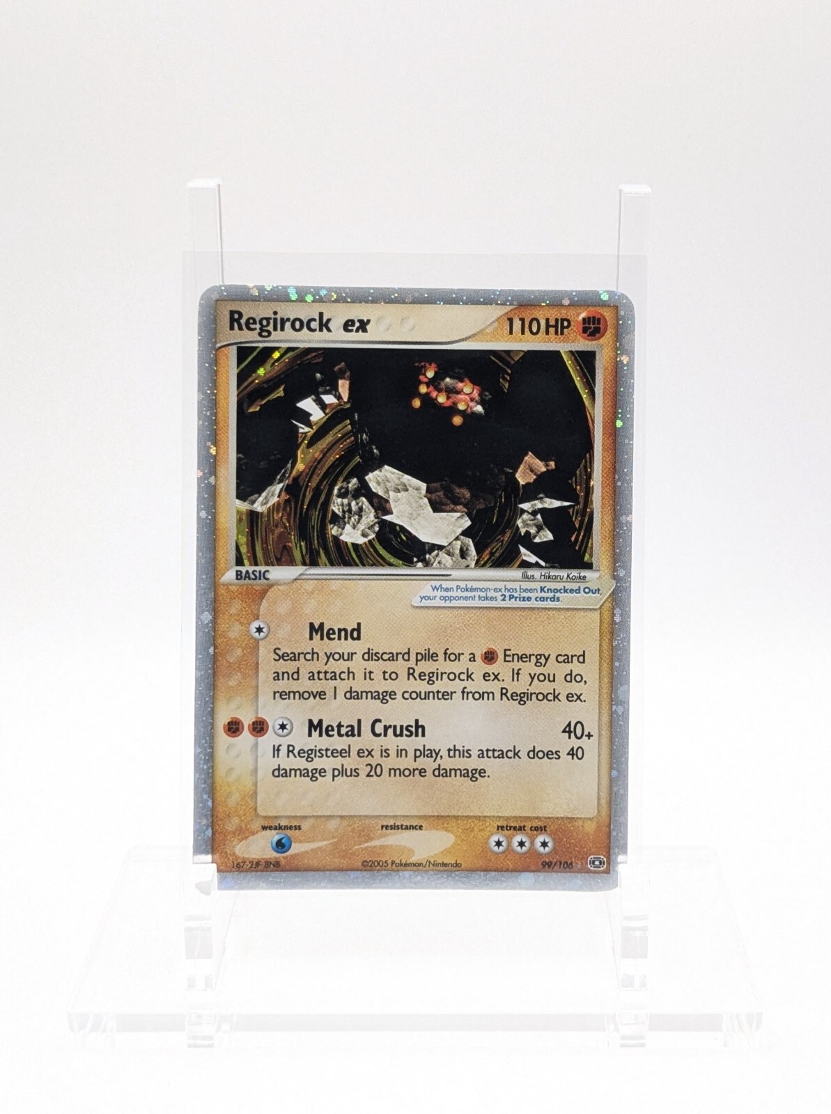 Pokemon EX EMERALD - #99/106 Regirock ex - ENG - Ultra Rare Holo - Near Mint