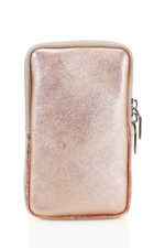 LADIES WOMEN REAL LEATHER NEW Phone Crossbody Bag Cellphone Mini Pouch UK