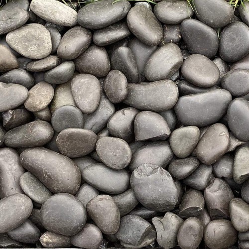 Black Polished Pebbles - Landscaping Aggregate & Garden Pebbles - Picture 10 of 28