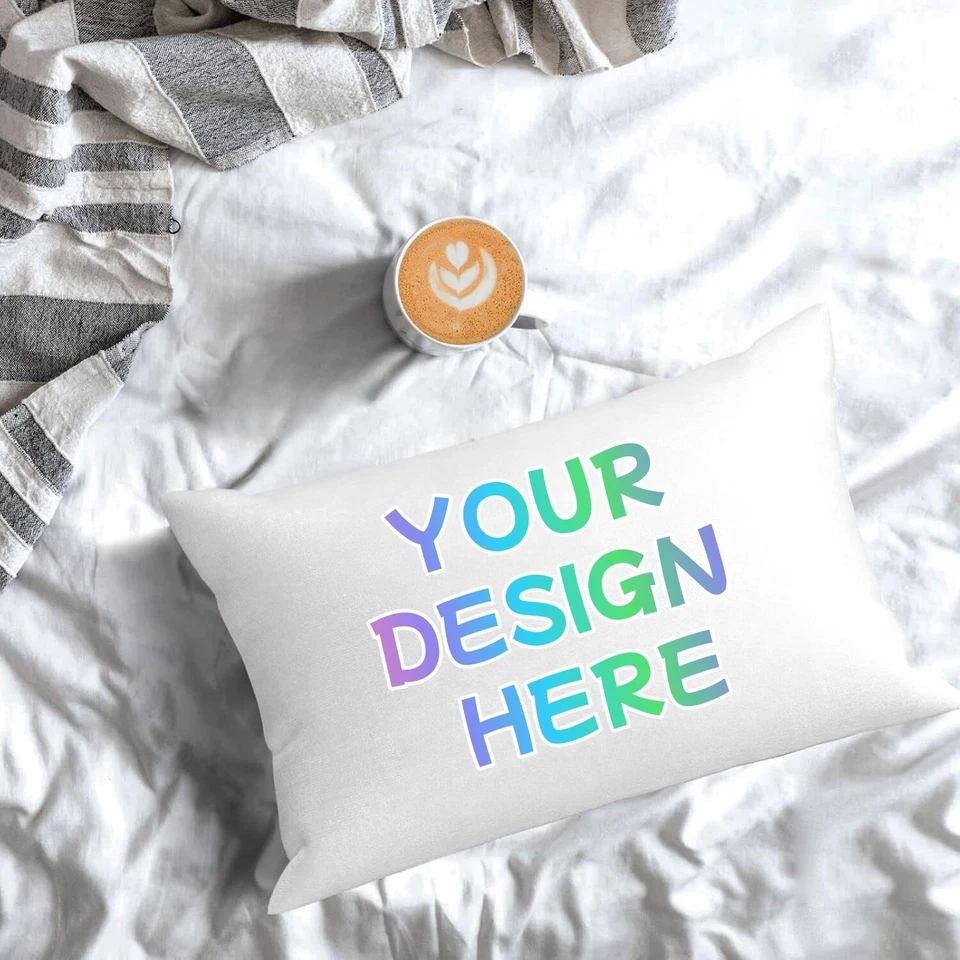 Funda de Almohada Personalizada Funda de Almohada con Imagen Texto Foto Regalos Foto 3 de 4