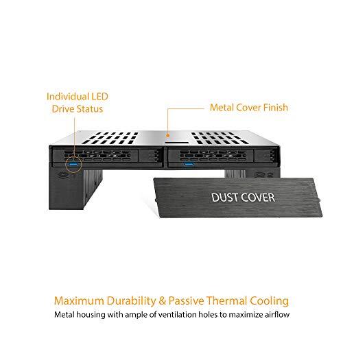 Icy Dock ExpressCage MB322SP-B Rack Mobile backplane Cage boitier de Rack Hot... - Photo 9/10