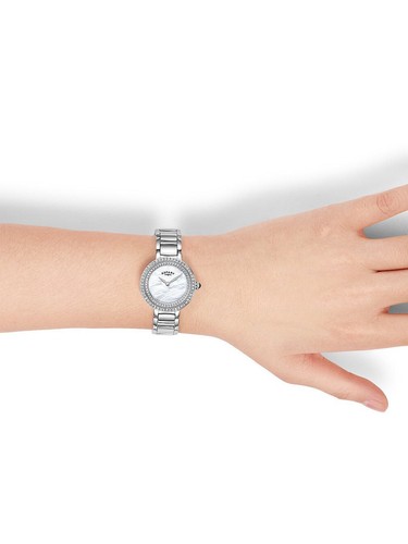 Damas Brand New Beautiful Rotary Kensington Swarovski Crystal Pearl Dial Watch - Imagen 3 de 6