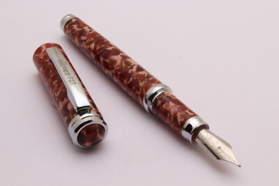 Oliver F27 Handmade Acrylic Body Fountain Pen Rose Candy & Baby Pink New