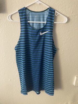 Nike 2022 Pro Elite Team Distance Singlet Made In USA [DJ1189-317] Size Small