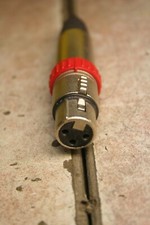 Neutrik XLR 3 pins female connector with on-off switch Used Good