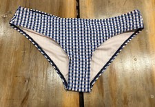 Xhilaration Cheeky Bikini Bottoms Plaid Blue And Pink Size XL