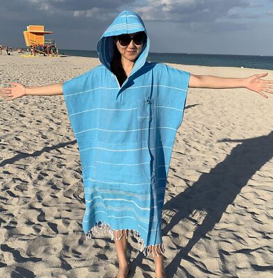 Poncho Towel HOTMANGO Microfiber Surf Beach Wetsuit Changing Bath