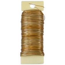 Artistic Round Craft Gold Color Wire 24 GA. 1/4 LB.