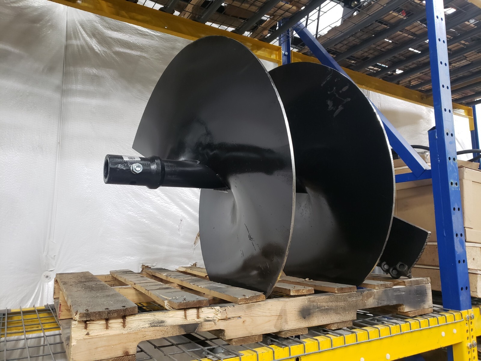 Rock Auger Bit 36" Diameter 2" Hex Shaft 4ft Long Falak Tayyeb