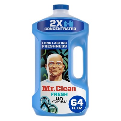 2X Concentrated Multi Surface Cleaner W/ Unstopables Fresh Scent 64 Fl Oz New