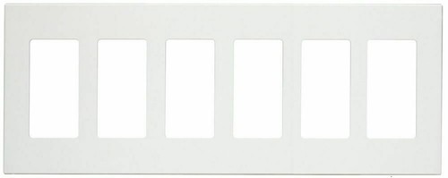 DECORA GFI PLUG SWITCH WALL SCREWLESS PLASTIC COVER PLATE 1 2 3 4 5 6 GANG WHITE - Picture 8 of 8