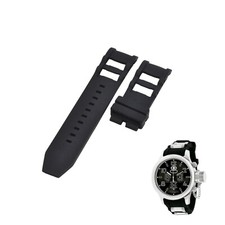 Russian Diver 1348 26mm Black Rubber Watch Strap For Invicta