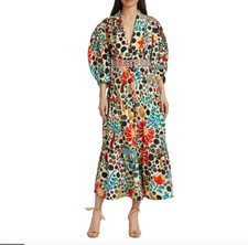 NWT $255 Farm Rio Mushroom Forest Canvas Dress in sizes Small + Medium!