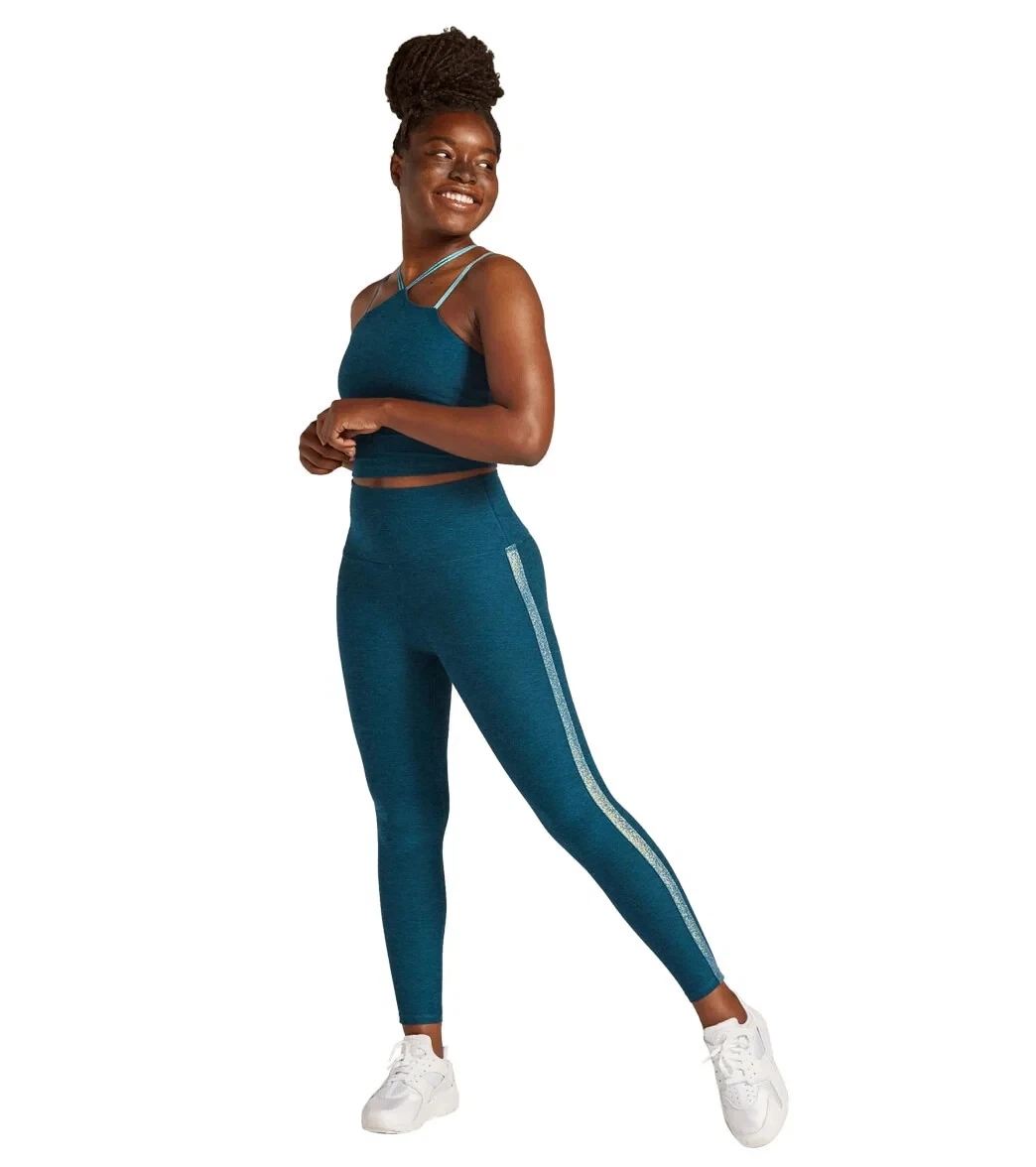 beyond-yoga spacedye shine on high waisted midi outfit leggings
