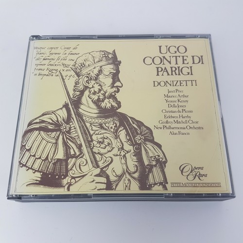 Donizetti UGO CONTE DI PARIGI | 3 CD Box Set (1977) OPERA RARA London - Afbeelding 1 van 7