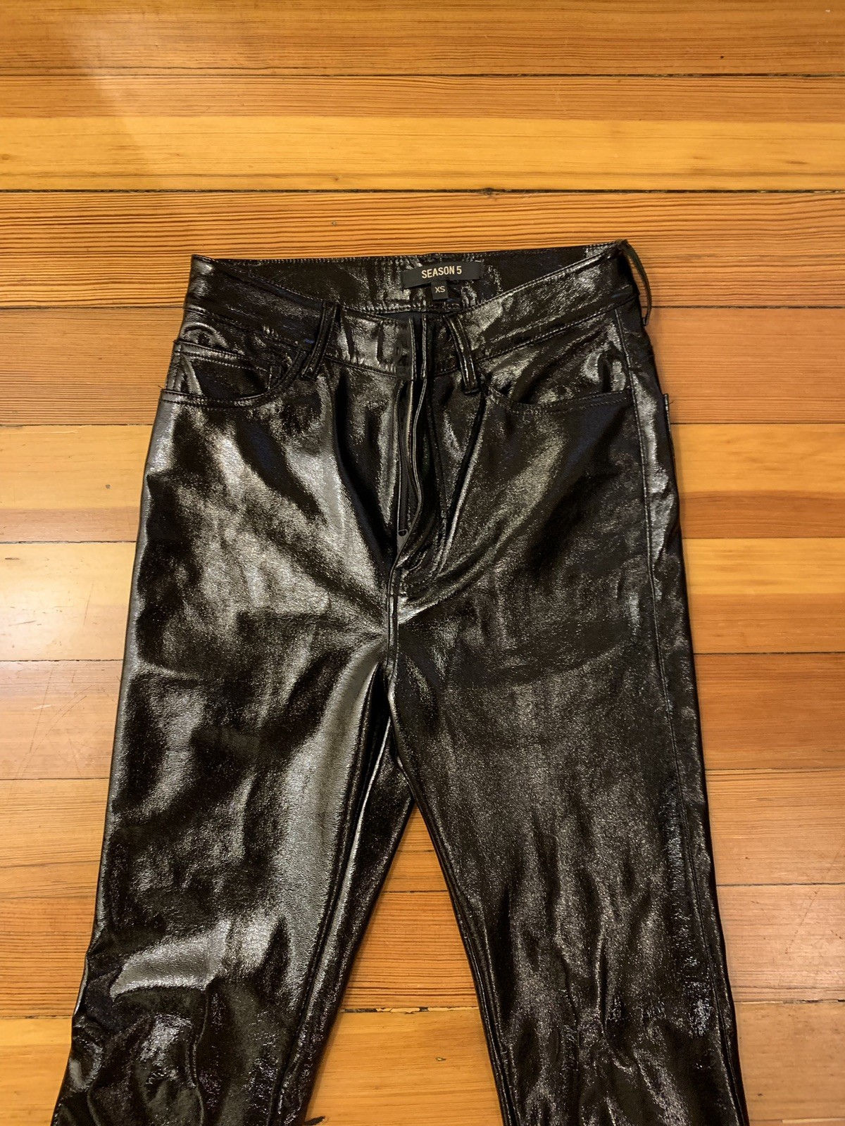 yeezy season 5 leather pants