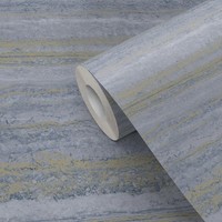 Strata Marmor Metallisch Tapete Blau Gold Welt Der Tapeten 3101