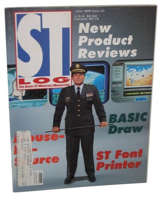 Atari ST Log Juni 1988 Magazin Buch Ausgabe #20
