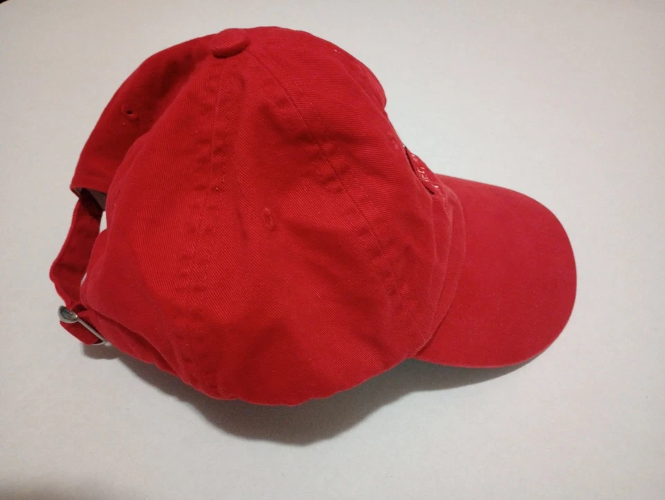 Sombrero Red's Eats Langosta Wiscasset Maine Yunque Ajustable De Colección Rojo Foto 4 de 4