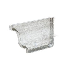 Amerimax 29206 Mill Finish Galvanized K Right Gutter End Cap 5 in. (Pack of 15)