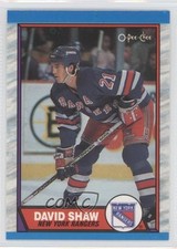 1989-90 O-Pee-Chee Tembec Test David Shaw #39 2l2