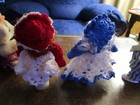 SMALL DOLLS AND STUFF ANIMALS LOT OF 6 ITEMS — photo 4
